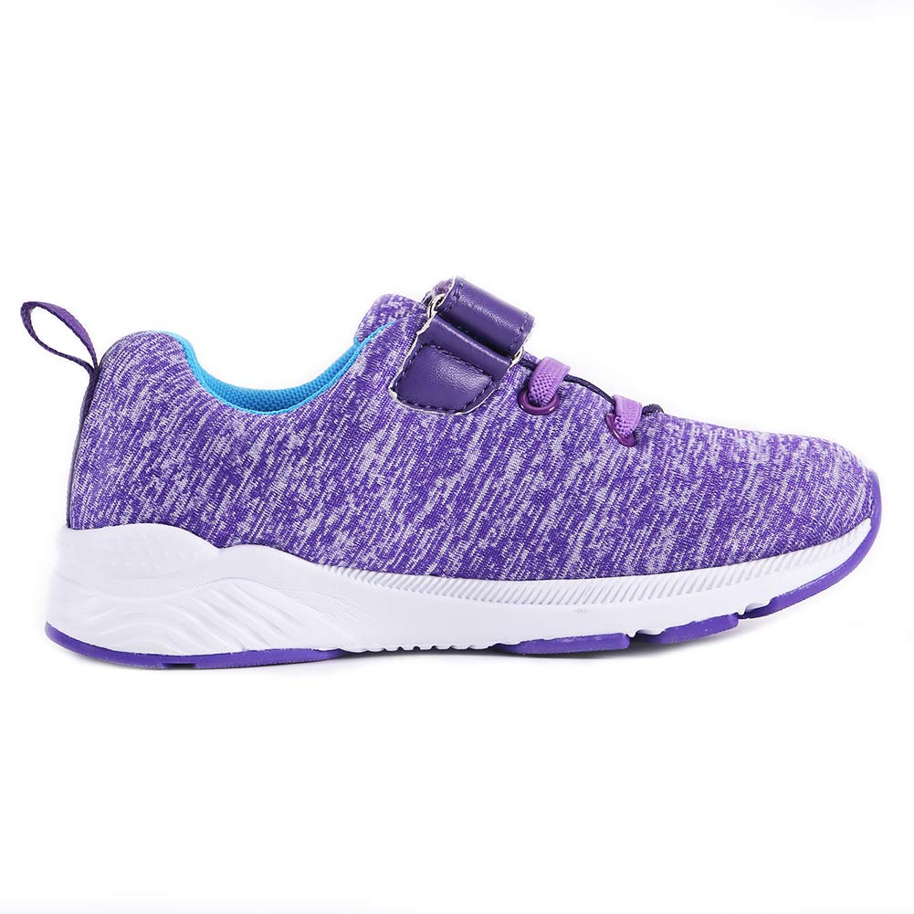 EIGHT KM Girls EKM7006 Sneakers Fashion Fancy Flowery Embroidery Casual Shoes Purple Wild Pansy 7