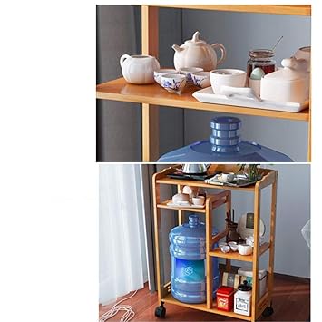 MU Estanterías para el hogar Estanterías Almacenamiento de Madera ...