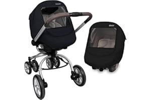 Manito Melange Infant Carseat Weather Shield (Black)