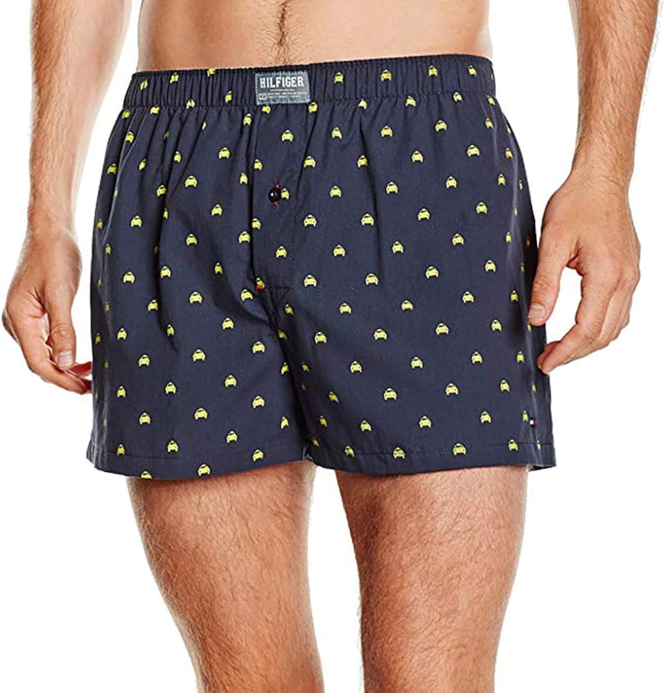 Tommy Hilfiger Men's Heritage Woven Boxer Print Shorts, MulticolouredMehrfarbig (Parisian Night