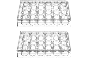 JECOMPRIS 2pcs Tissue Culture Plates Lid for Efficient Lab Sample Analysis Space-Saving Design for Accurate