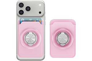 LEMAXELERS for MagSafe Wallet, Stronger Magnetic Wallet for iPhone 17/16/15/14/13/12 Series, 2 Cards Holder, Magnetic Phone W