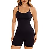 AegisChic Shapewear Tummy Control for Women Seamless Bodysuit with Adjustable Straps Body Shaper Suits