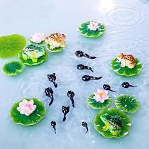 Amazon.com: Pinenjoy 29Pcs Mini Artificial Pond Accessories ...