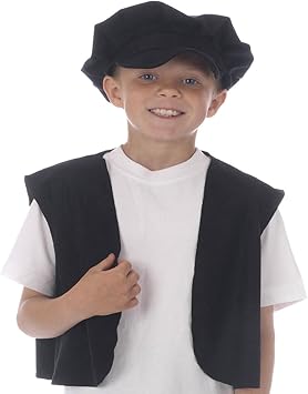 boys flat cap and waistcoat
