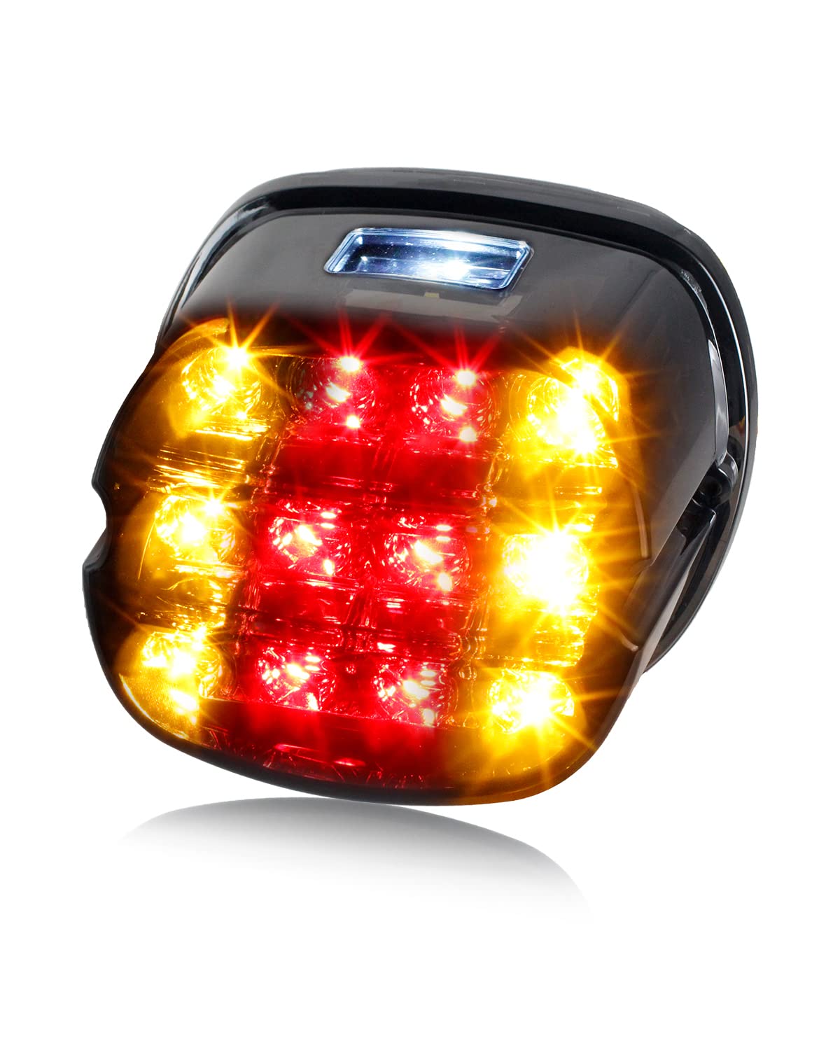 Photo 1 of NTHREEAUTO Smoked LED Rear Brake Tail Light Integrated Turn Signals Taillights Compatible with Harley Dyna Road King Electra Glide Sportster Heritage Softail Touring