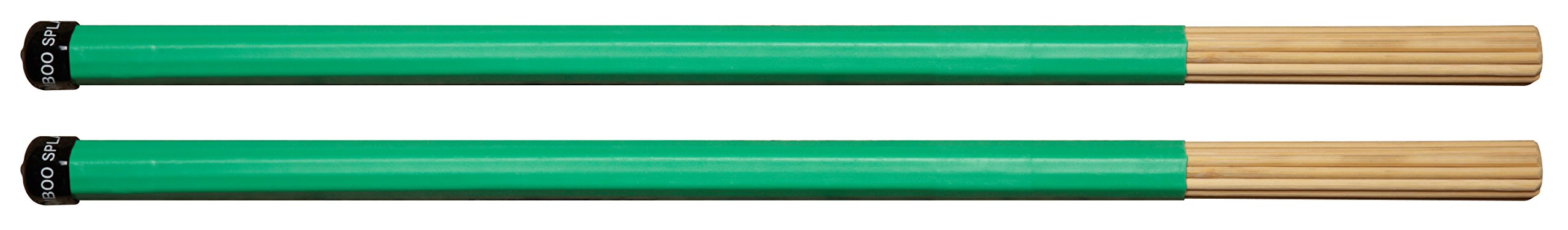 Vater Drumsticks VSPSB - Speciality Sticks - Bamboo Splashstick- Rute Rods Dowels - Green Handle