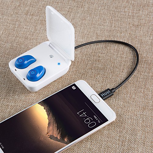 CableCreation Micro USB Male to Micro USB Male OTG Cable (compatible DJI remote), Short USB OTG Mobile Device Adapter, 0.2 Meter/ Black