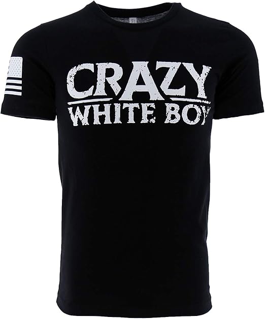 Amazon ACal By Adam Calhoun Crazy White Boy Men s T Shirt Color amazon-acal-by-adam-calhoun-crazy-white-boy-men-s-t-shirt-color