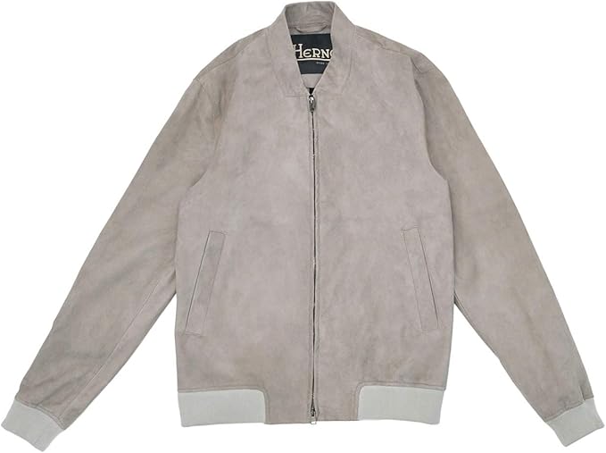 Amazon ヘルノ Herno スエードレザーブルゾン メンズ ミドルアウター グレー Pl0096u 正規取扱店 50サイズ コート ジャケット 通販