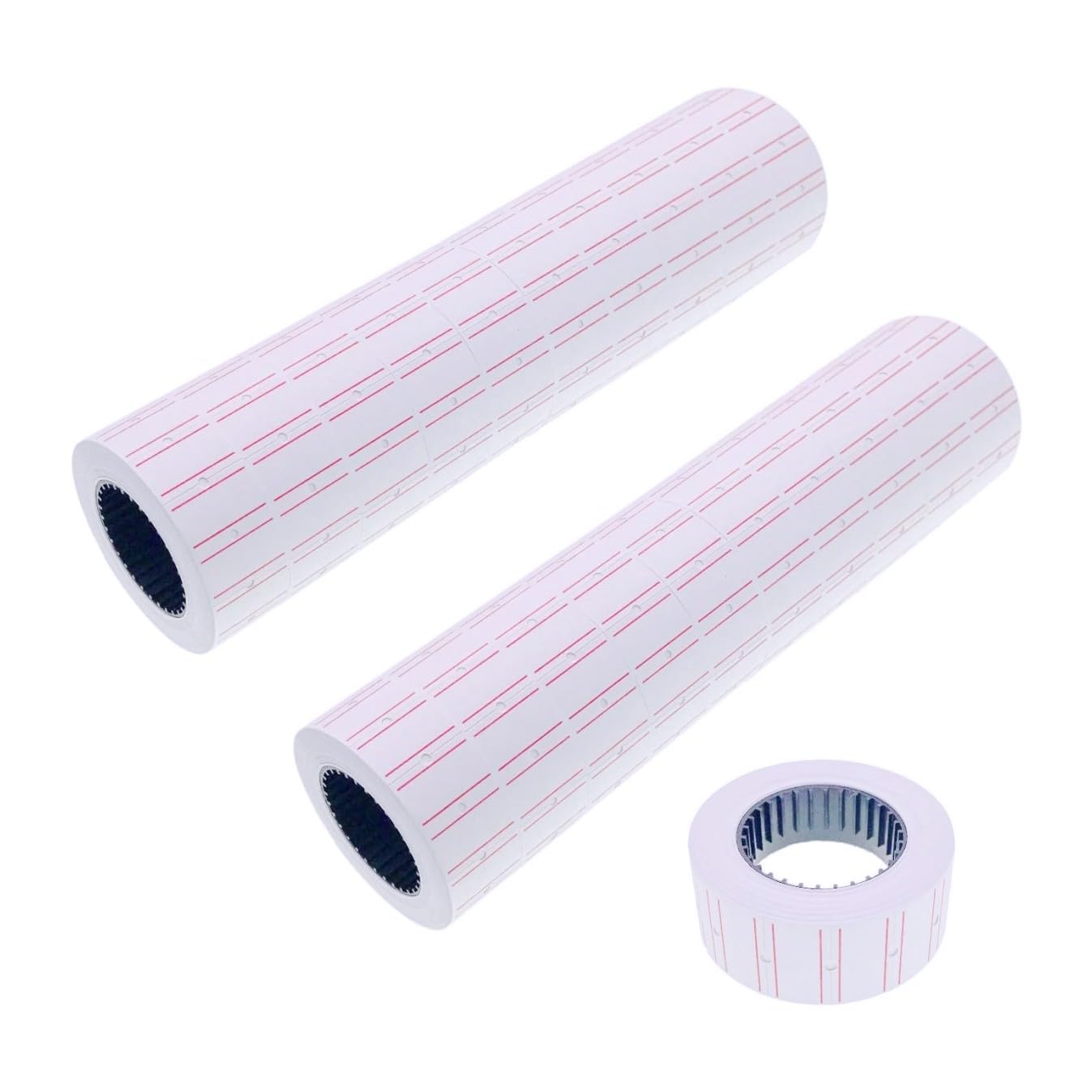 JZK 20 Rolls Total 10000 Pieces Labels, 21mm x 12mm Price Gun Sticker, Paper Pricing Labels, 500 Pieces per roll