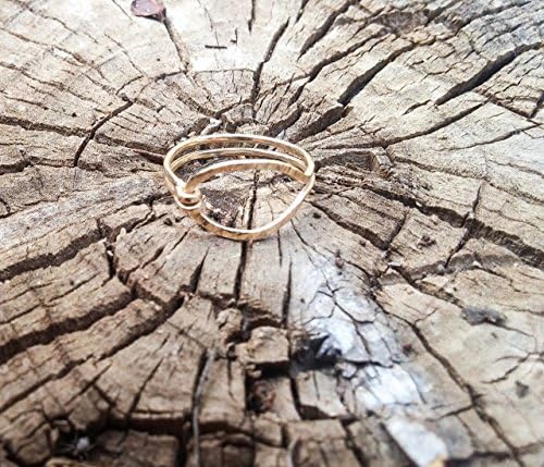 uniqe dainty gold filled Ring