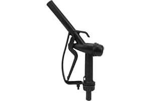 YWBL-WH SZ-20 Black Plastic Fuel Nozzle, Globe Valve, 0.75 Inch Inlet, 0.98 Inch NPT Outlet, Chemical Industry