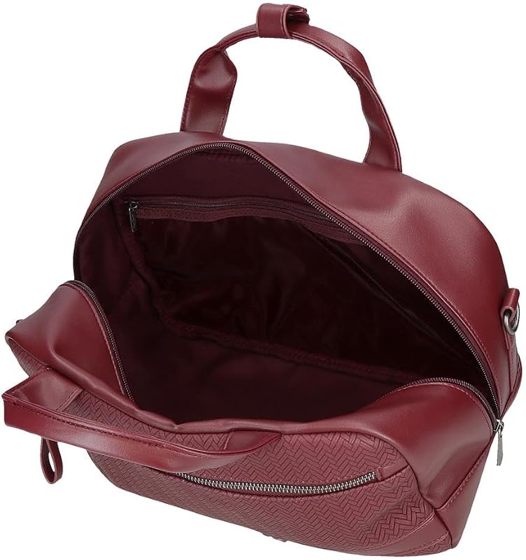 Sprig Trousse de Toilette Adaptable avec bandoulière Rouge 31 x 21 x 15 cm Cuir synthétique by Joumma Bags, Rouge, Talla única, Trousse de Toilette Adaptable avec bandoulière — photo 4 sur 8