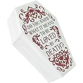 Unique Gothic Coffin Jewelry Case Elegant Gothic Jewelry Display Case Storage Box Rings and Small Accessories Earrings Organizer