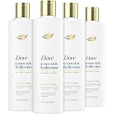 Dove Damage Therapy Conditioner 4-Pack, Coconut & Hydration, Deep 24H Hydration for Revitalizing Dry, Damaged Hair, 12 Oz Ea