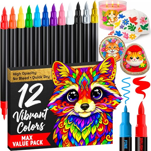 Artistro Dual-Tip Acrylic Paint Markers