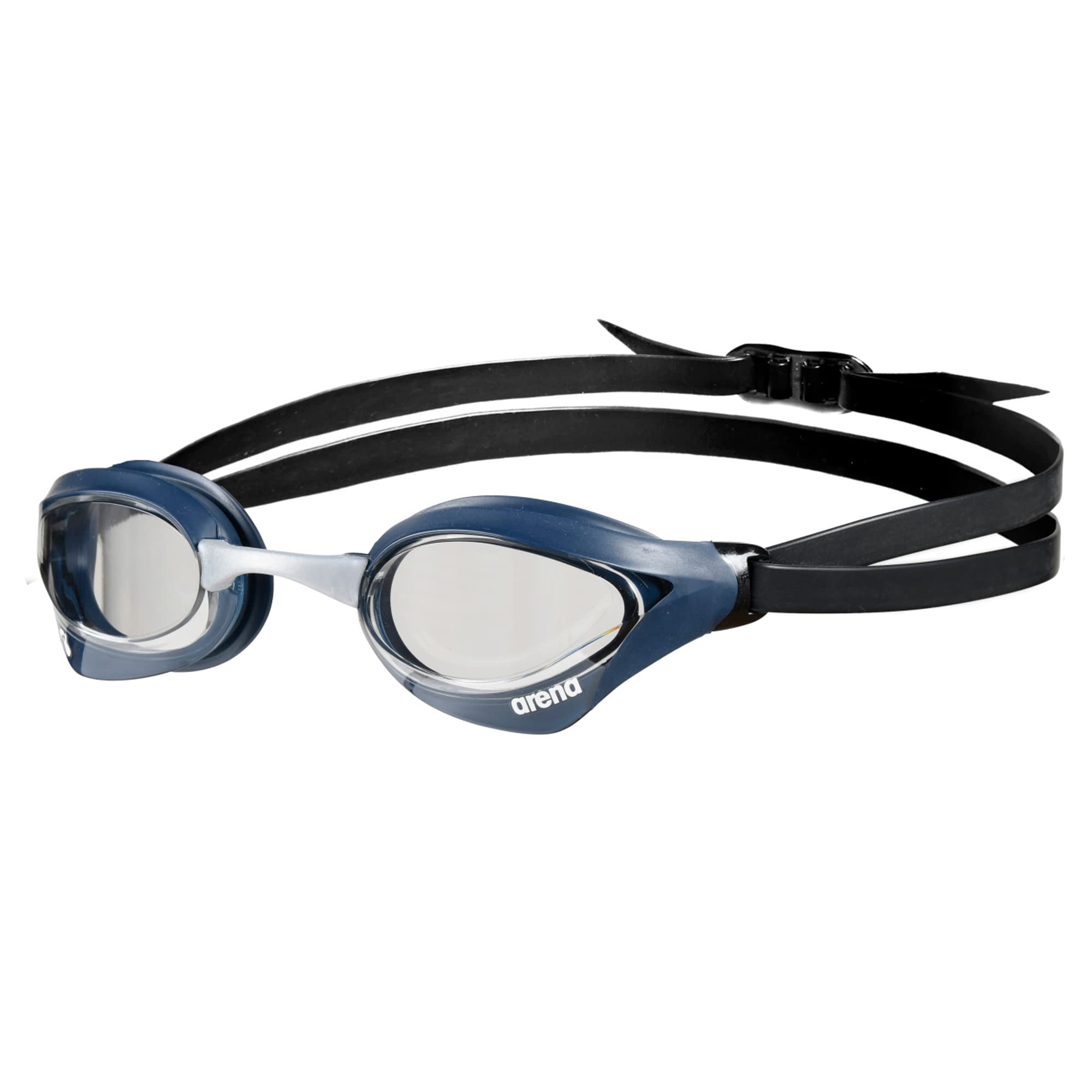 ARENA Unisex Cobra Core Swipe Anti-Fog Racing Swim Goggles for Men and Women Polycarbonate Mirror/Non-Mirror Lens