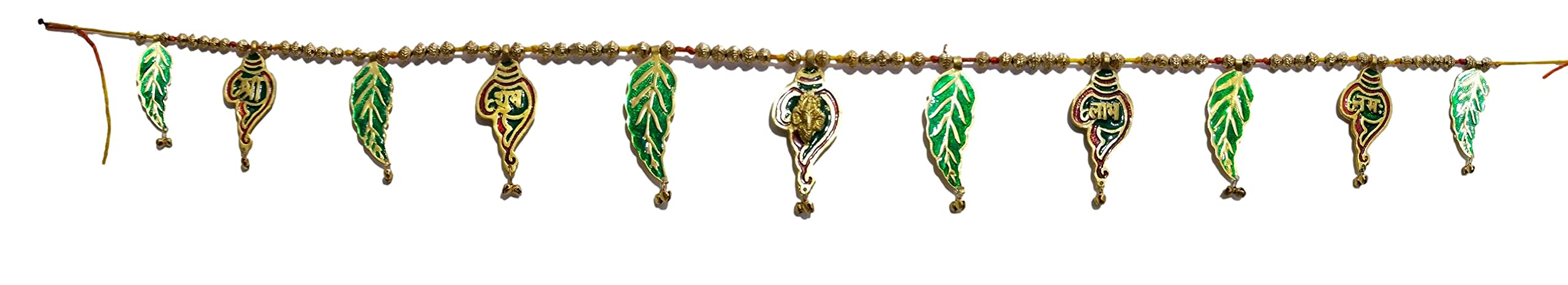 athizay shubh labh shri ganeshaya namah inscribed Hanging for Door Decor on Festive Season Puja | Havan | House Warming gifts (Red, Gold, Green)