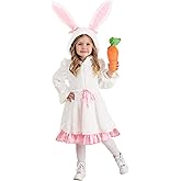 Enchanting Toddler Fuzzy White Rabbit Costume | Hop Into The Holiday In Furry Style