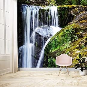 Wall Murals for Bedroom Waterfall Large Removable Wallpaper Peel and Stick Wall Stickers - 66x96 inches