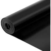 Innconee Neoprene Rubber Sheet, Roll 1/16 Inch /16" W X 118" L, Black | 1 Pcs, Wear Resistant Strip Roll for DIY Gaskets and Seals, Durable Neoprene for Flooring Mats Crafts, Roofing Grade