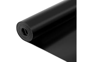 Innconee 1 Pcs Neoprene Rubber Strip Roll 1/16 Inch /16" W x 118" L Long Wear Resistant Gasket Strip for DIY Gaskets, Mats, Seals, Crafts, Flooring(Black)