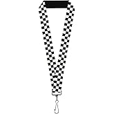 Buckle-Down Lanyard - 1.0" - Checker Black/white Accessory