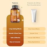 WeightWorld Tanning Tablets 120 SunGlow Beta Carotene Vegan Non-GMO UK Made view 4
