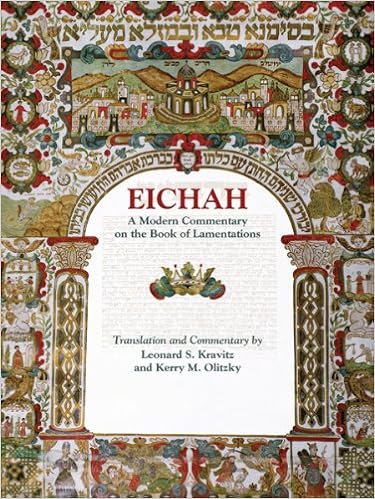 Eichah A Modern Commentary On The Book Of Lamentations - 