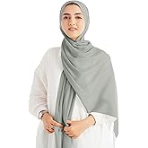 Xirhoot Cotton Hijab Scarf for Muslim Women