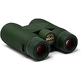 Nocs Provisions Pro Issue 8x42 Compact Fogproof Waterproof Binoculars for Adults & Kids, 8X Magnification, Wide View Multi-Coated Lenses for Bird Watching, Hunting & Stargazing - Canopy Green