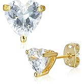 SHINYTE CATALINE Cubic Zirconia Stud Earrings,14k Gold Plated Hypoallergenic Earrings for Women,Dainty Earrings Jewelry Gifts
