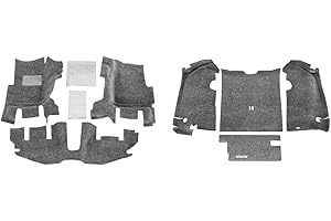 BedRug Jeep Combo Kit - BedRug CBRTJ97 fits 1997-06 TJ (w/ console) (Includes Front and Cargo Kit)