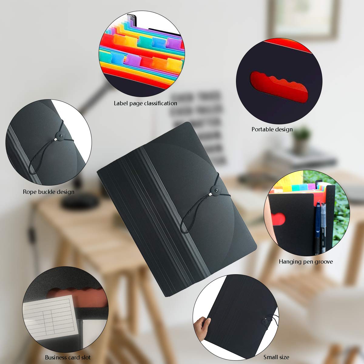 Cartelle Documenti A4 Con Finestra - Confezione Da 8 Multicolore Per Ufficio E Scuola