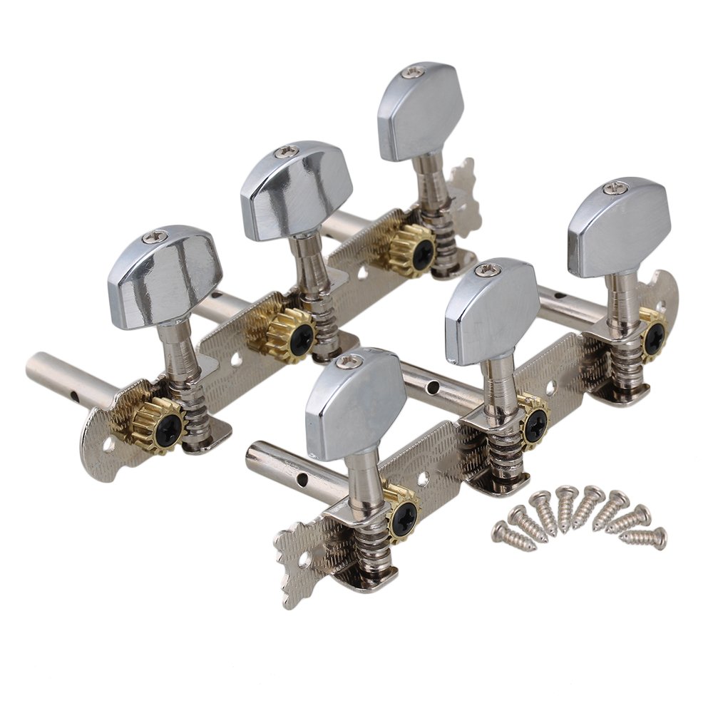 BQLZR Classical Guitar Tuning Pegs Tuner with Chrome