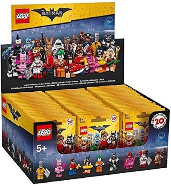 Amazon.com: LEGO Batman Movie Series Sealed Box Case of 60 Blind Bags Minifigures 71017: Toys \u0026 Games