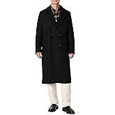 Amazon Essentials (Demi's Pick) Men's Relaxed-Fit Double Breasted Wool Blend Longline Topcoat