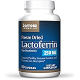 Jarrow Formulas Lactoferrin 250 mg - 60 Capsules - Immune-Supporting Glycoprotein - Support Healthy Immune Function & Iron Ab