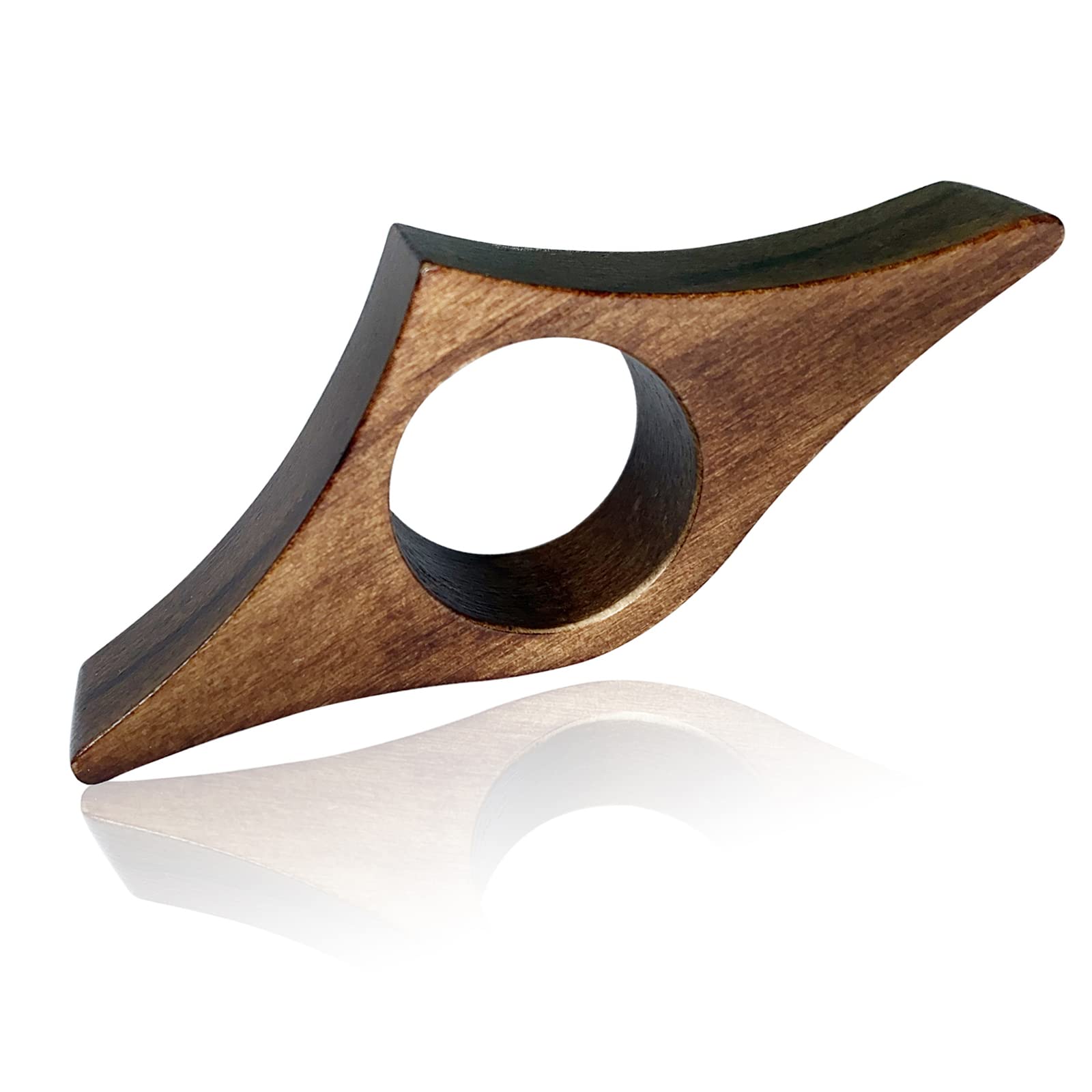 Wooden Thumb Book Page Holder, 1PCS Thumb Reading Bookmark Handmade Wooden Heart Reading Accessories Cool Unusual Book Holder for Reading Fan Book Lovers