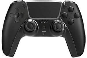 Wireless Controller for PS5, Gamepad for PS5, with Audio Jack, Vibration, Touchpad, Six-Axis Motion Control, for PS5/Slim/Pro