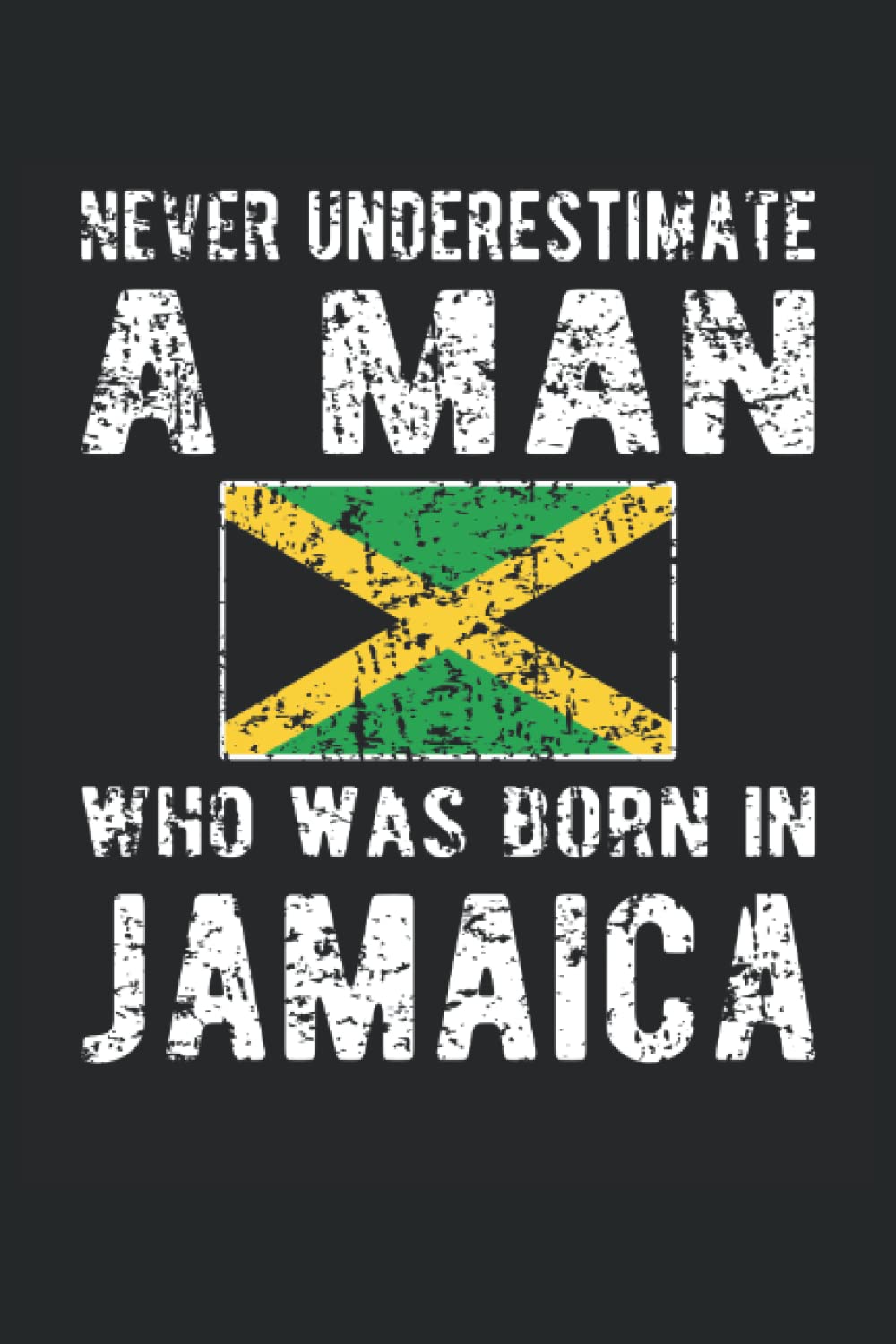 Jamaica Lined Notebook Jamaican Journal 120 Pages 6" x 9" for A Man
