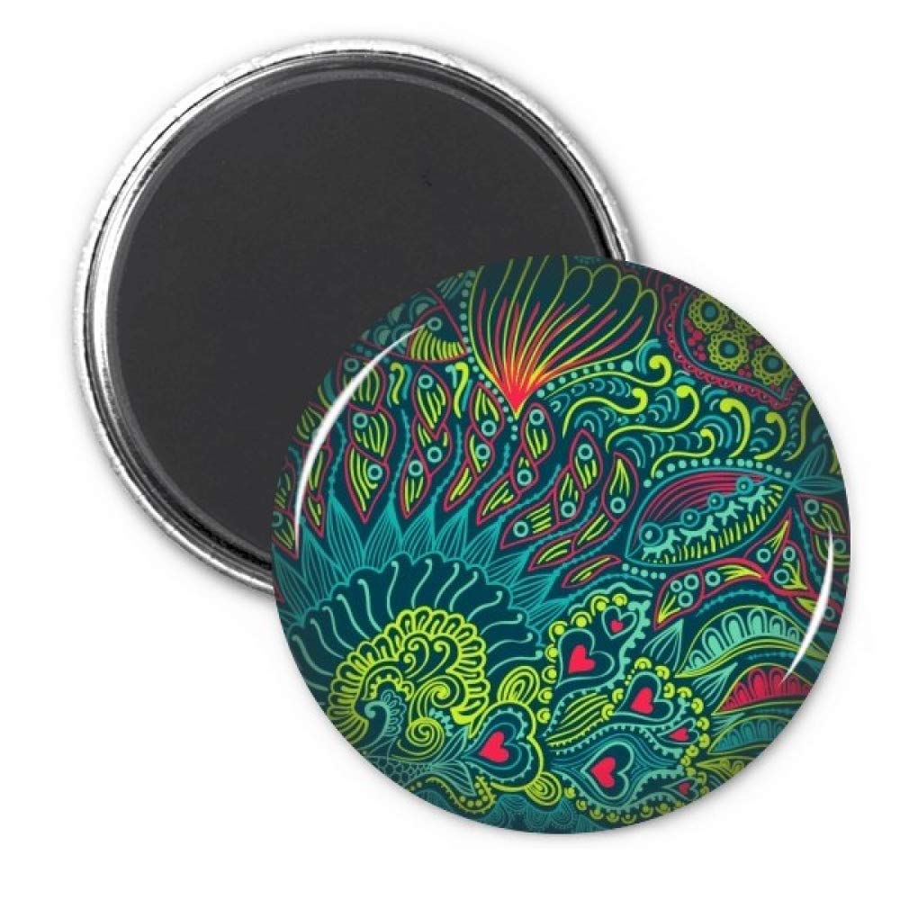 Ocean Foreign Lands Biology Circle Refrigerator Magnet Badge 3pcs