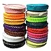 8-9mm wide Thread Glitter Sparkle Shoelaces Shoe Laces for Sneaker 110cm Black