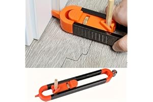 Measuring Template for Irregular Contour Gauge, Elliptical Woodworking Marking Tool for Drawing Shapes and Arcs, Contour Gaug