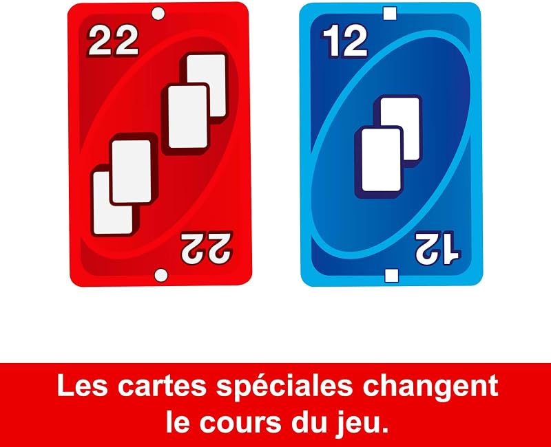 UNO Zero avec boîte métallique, jeu de cartes pour enfants, adultes, soirées jeux en famille ou fêtes entre amis, avec carnet de scores, de 2 à 8 joueurs à partir de 7 ans, JLK16