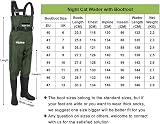 Night Cat Fishing Waders Men Women Chest Waders Boots Waterproof Breathable view 3
