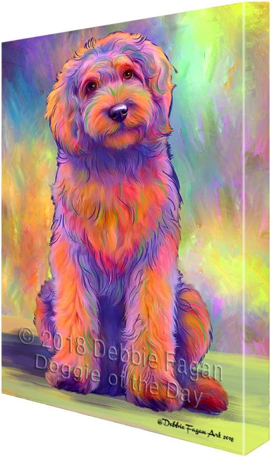 dog wave painting