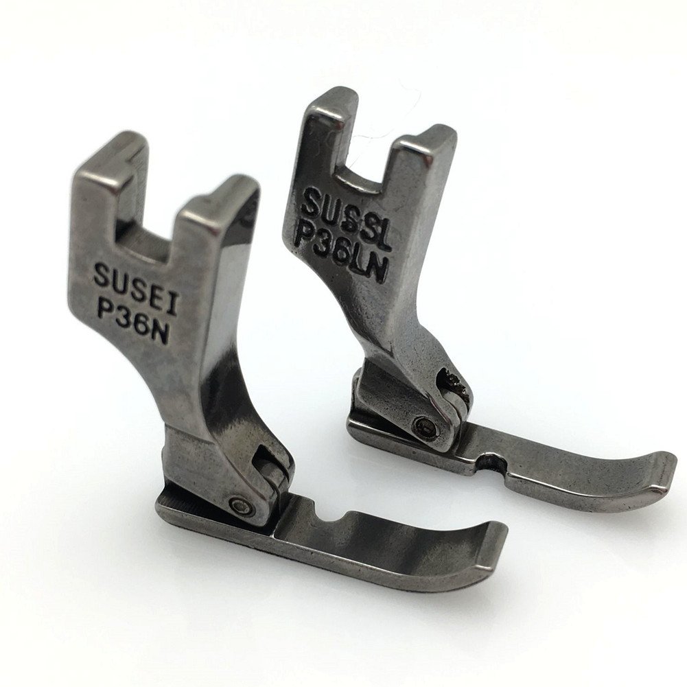 YEQIN (TM) Industrial Sewing Machine Cording Zipper Foot P36LN/P36N (Left&Right)