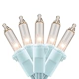 YULETIME 200 Clear Christmas Lights, Pack of 2 Sets